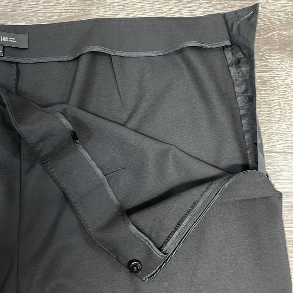 NWOT Lafayette New York Stretch Wool Flat Front Side Zip Trouser Pants 14 - Picture 12 of 15